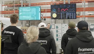 Infonäyttö, tehokas työkalu sisäiseen viestintään tuotantoympäristössä