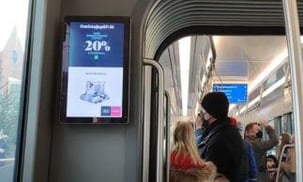 Tampereen Ratikka infonäyttöjen menevin hyödyntäjä