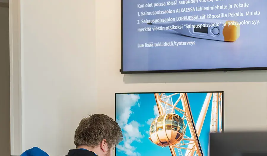 Infonäytöistä tukea kokonaisviestinnän hallintaan